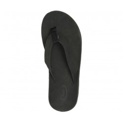 Chaco Classic Leather Flip Black Men