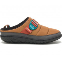 Chaco Ramble Puff Clog Retro Camel Brown Men