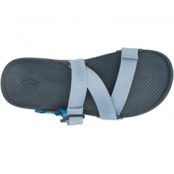 Chaco Lowdown Slide Azure Dusty Blue Men