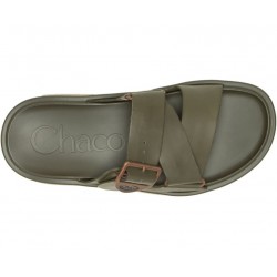 Chaco Townes Slide Midform Olive Night Women
